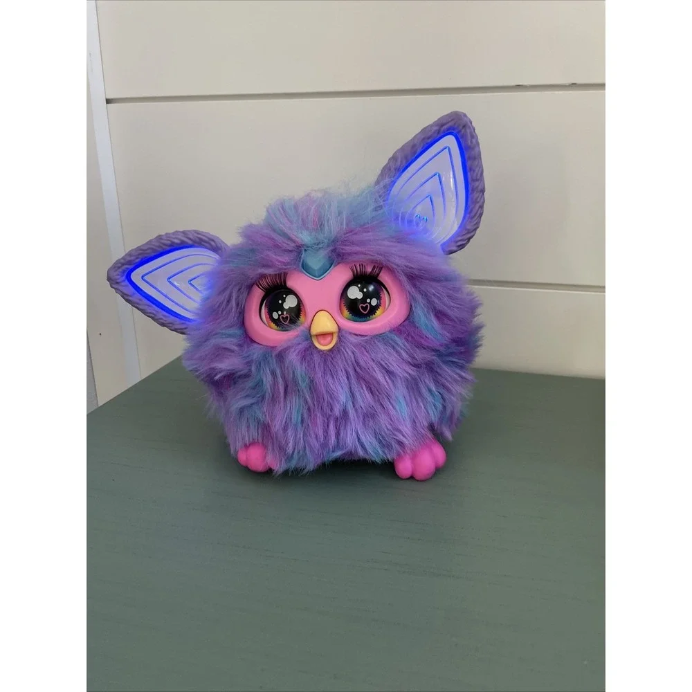 Hasbro Furby Purple‎ Interactive Plush Toy 2023 Voice Activated F6743 Tested